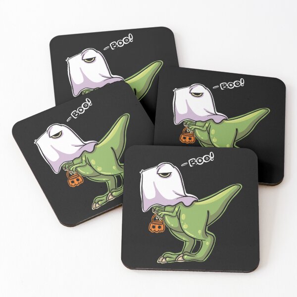 Item preview, Halloween Ghost Dinosaur designed and sold by amarrarhineyu.