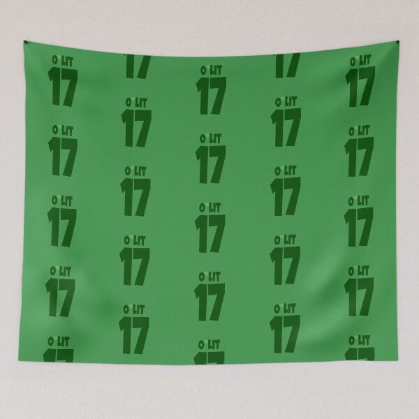 Item preview, O’Lit #17 Baseball Style (on Black) designed and sold by PawsitiveMum.