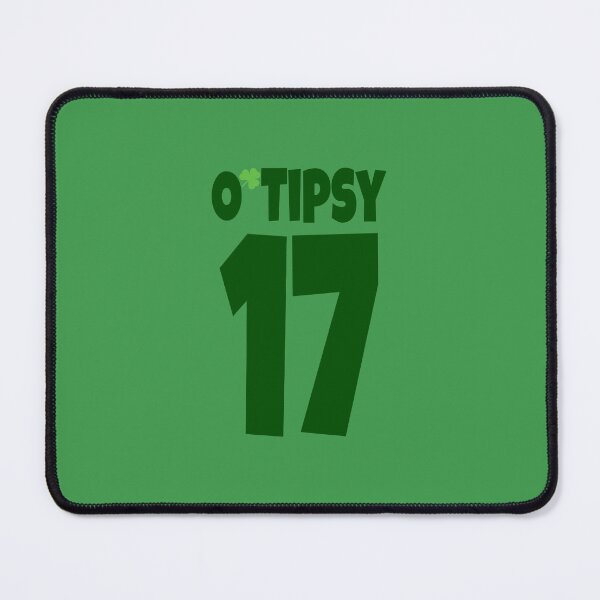 Item preview, O’Tipsy #17 Baseball Style (on Green) designed and sold by PawsitiveMum.