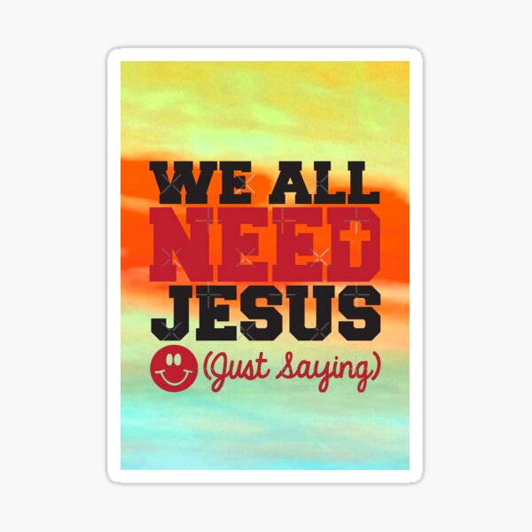 Jesus CrossFit Sticker for Sale by overwithdrawn