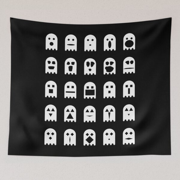 Item preview, Halloween Ghost Emoticons designed and sold by amarrarhineyu.