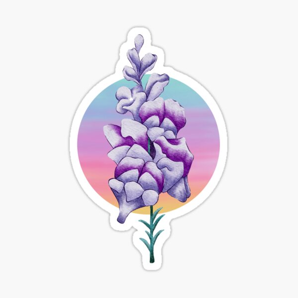 snapdragon flowers Sticker