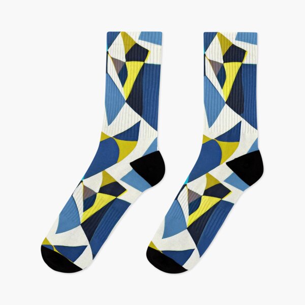 Item preview, Abstract Geometric Art in Cold Colors designed and sold by Evolvity.