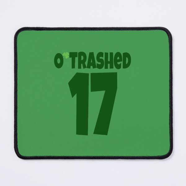 Item preview, O’Trashed #17 Baseball Style (on Black) designed and sold by PawsitiveMum.