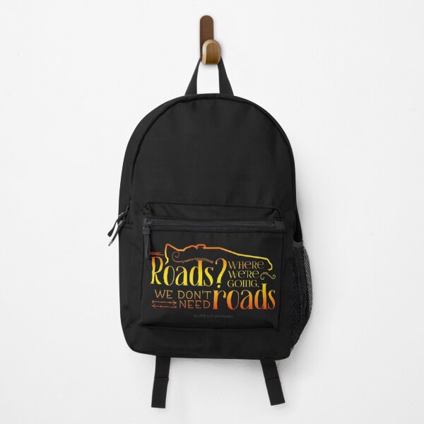 Item preview, Back to the Future - "Roads? Where we're going, we don't need roads." designed and sold by savrins.