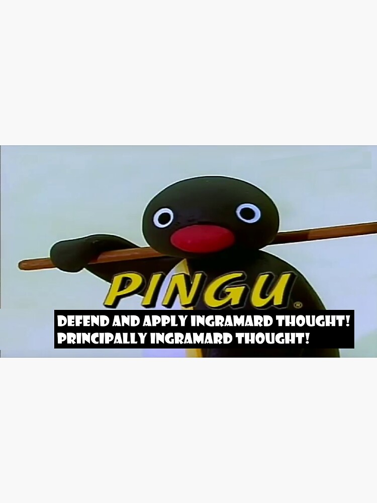 Imagen 3 de 3, Pegatina con la obra Pingu, diseñada y vendida por SidkovStickers.