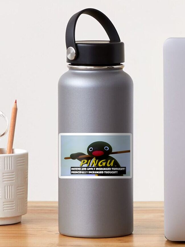 Imagen 1 de 3, Pegatina con la obra Pingu, diseñada y vendida por SidkovStickers.