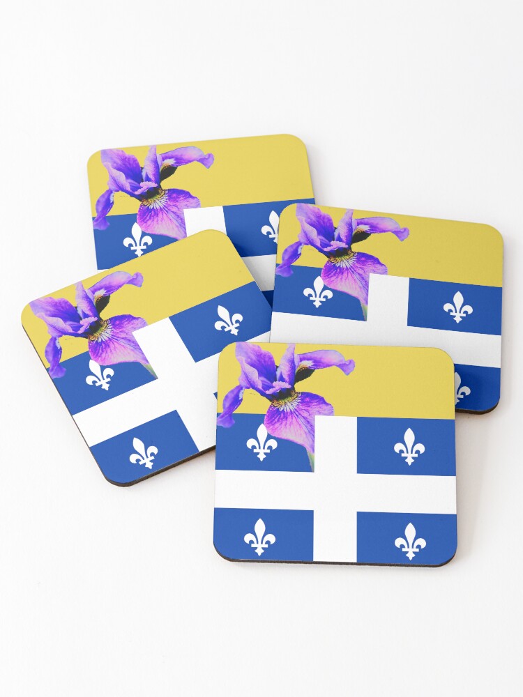 Thumbnail 1 of 5, Coasters (Set of 4), Quebec designed and sold by ontological.