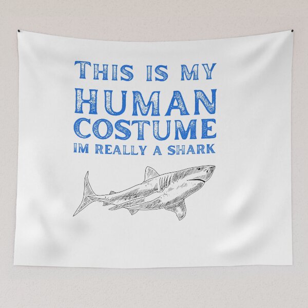 Item preview, This Is My Human Costume I'm Really A Shark designed and sold by Xoox Art.