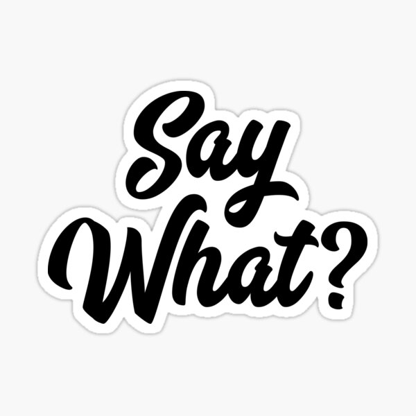 Item preview, Say What?  designed and sold by Miruna Illustration.