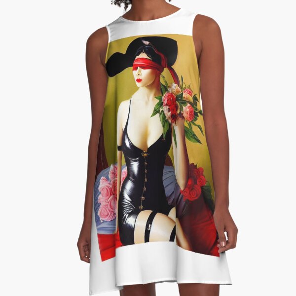 Pirates And Peonies by Servalan at Tale Teller Club  A-Line Dress