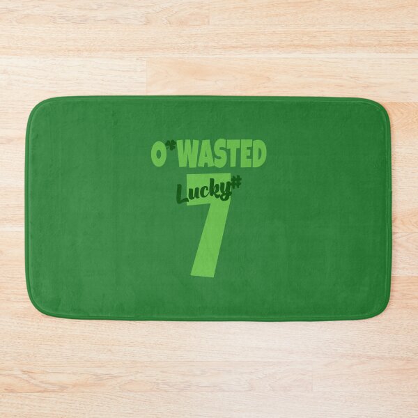 Item preview, O’Wasted Lucky #7 Baseball Style (on Black) designed and sold by PawsitiveMum.