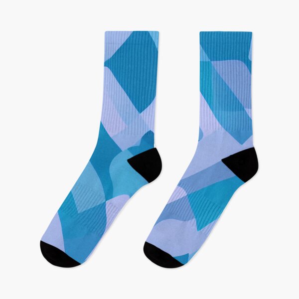 Item preview, Abstract Geometric Art in Shades of Blue designed and sold by Evolvity.