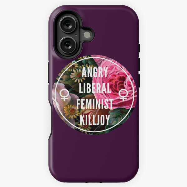 Vista previa del artículo con la obra «Killjoy feminista liberal enojado», diseñado y vendido por KcShoemake.