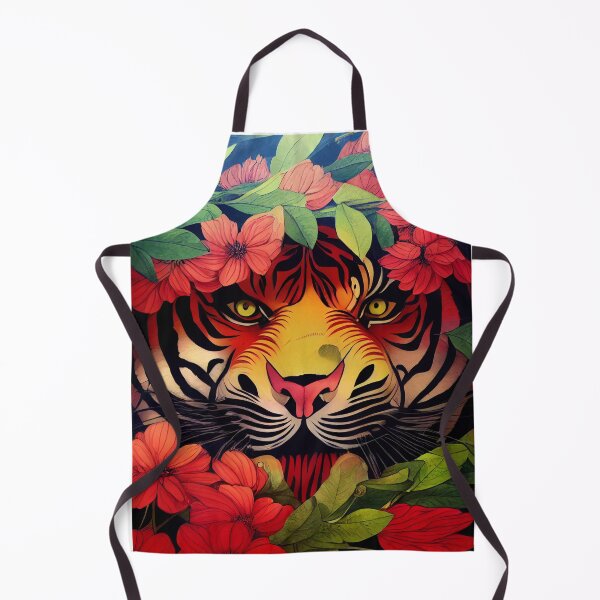 Item preview, Tiger in the bouquet designed and sold by MAV-Arts.