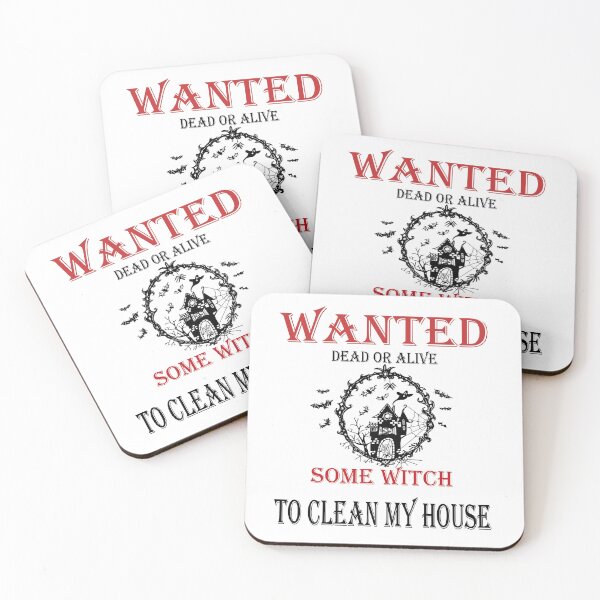 Item preview, Monster House - Wanted dead or alive some witch to clean my house designed and sold by TeesFashion.