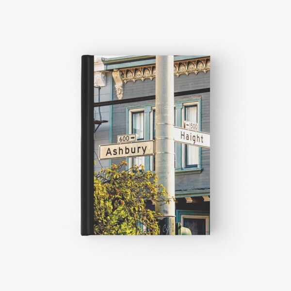 Haight Ashbury San Francisco California Hardcover Journal
