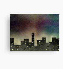 The City's Nightly Secret Canvas Print