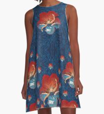Blume Hawaii Pele A-Linien Kleid