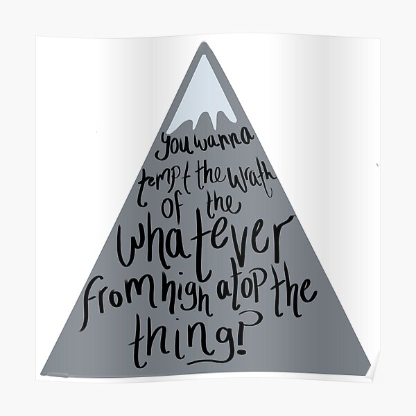 West Wing Toby Wrath of the Whatever Poster