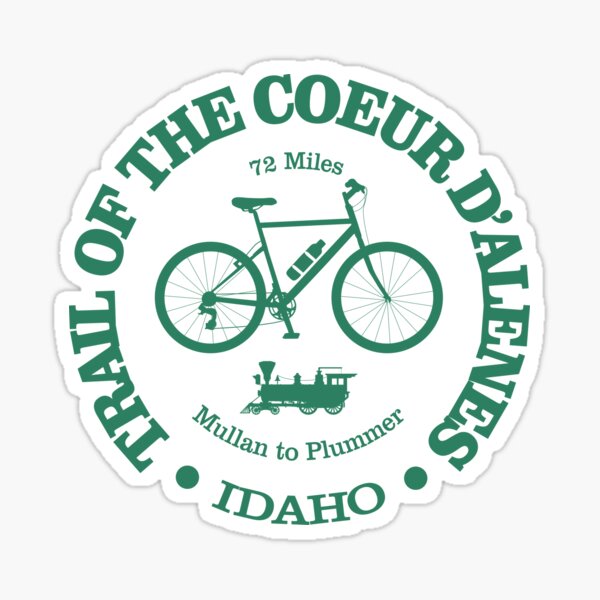 Item preview, Trail of the Coeur d'Alenes (cycling) designed and sold by curranmorgan.