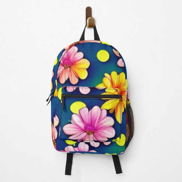 Item preview, Spring floral garden with bright pink and yellow flowers designed and sold by FGCART.