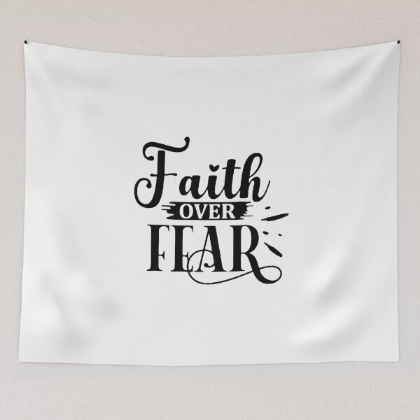Item preview, faith over fear bible verses christian clothes christian gifts soft and comfortable christian. designed and sold by Sophistical.