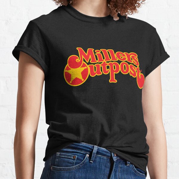 Miller's Outpost Tshirt - Defunct Company Logo - Levi's Jeans - West Coast Shirt - California Company Classic T-Shirt