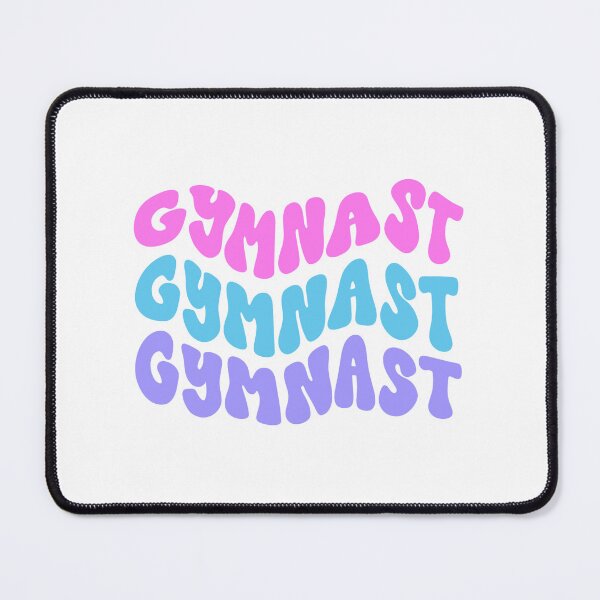 Item preview, Retro Gymnast Letters (pink, blue, purple) designed and sold by You2CartoonShop.