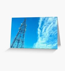 Clouds + Tower Greeting Card