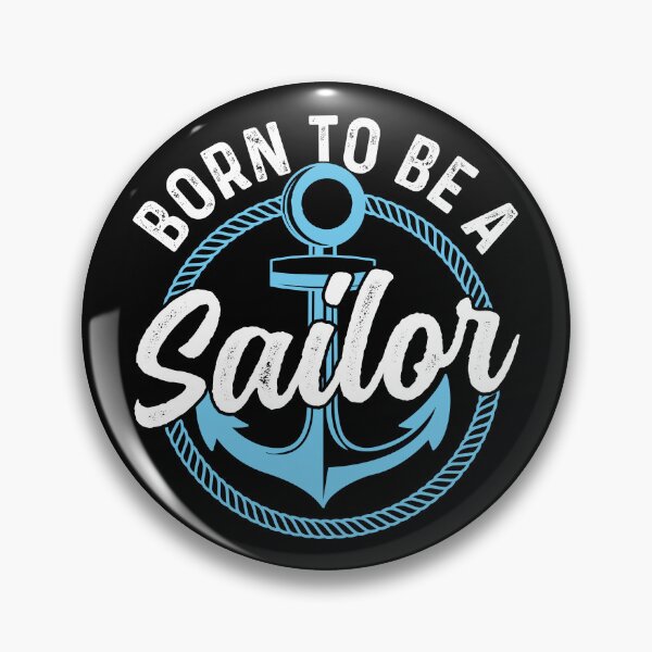 Item preview, Born to be a sailor boat ship captain design sailing yacht boat designed and sold by absolutdesign.