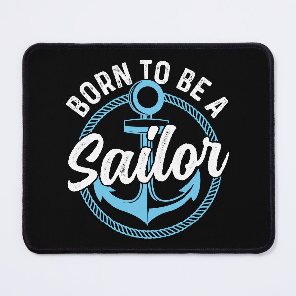 Item preview, Born to be a sailor boat ship captain design sailing yacht boat designed and sold by absolutdesign.