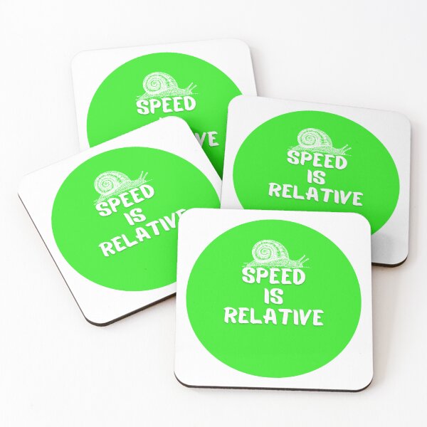 Item preview, Speed is Relative Green Snail designed and sold by Kubala.