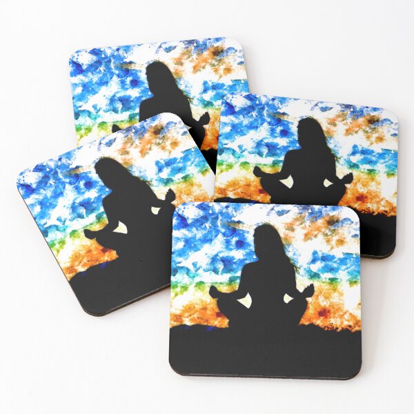 Item preview, Woman Meditates designed and sold by RealmsBeyond.