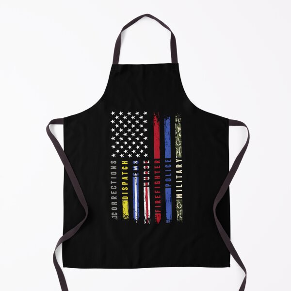Item preview, First Responders Hero Flag USA Thin Line Salute Classic designed and sold by vydolidellk.