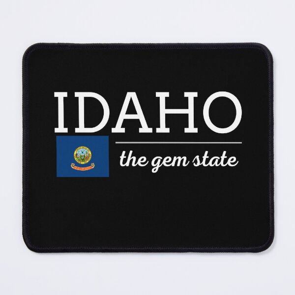 Item preview, IDAHO State with Flag designed and sold by philevera.