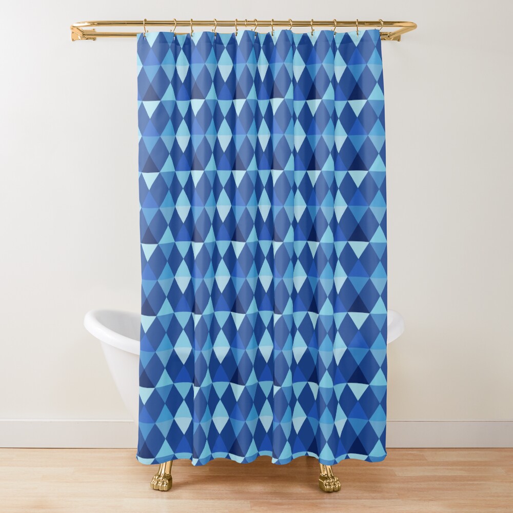 denim shower curtain