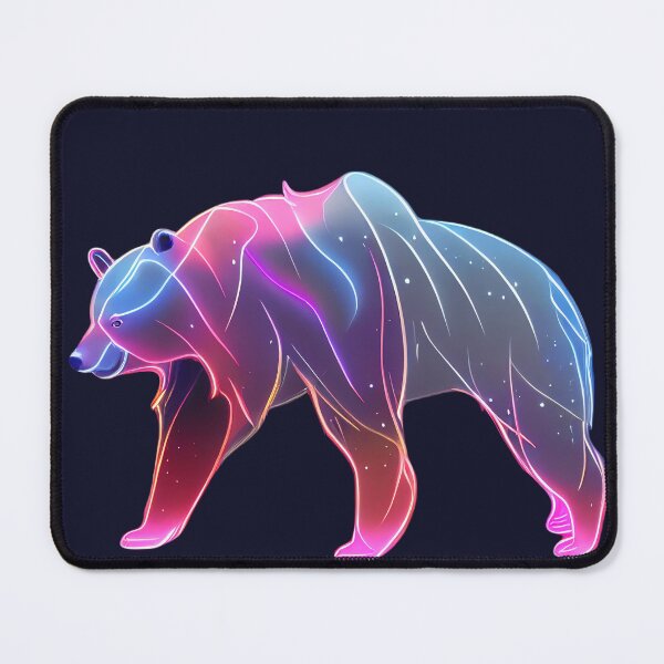 Item preview, Dreamy neon bear designed and sold by MAV-Arts.