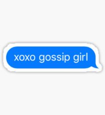 Pegatina Gossip Girl Text