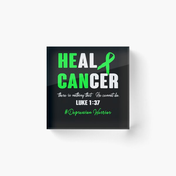 Item preview, Depression Awareness - Heal Cancer - Support Depression Warrior Gifts designed and sold by ElizabethS809.