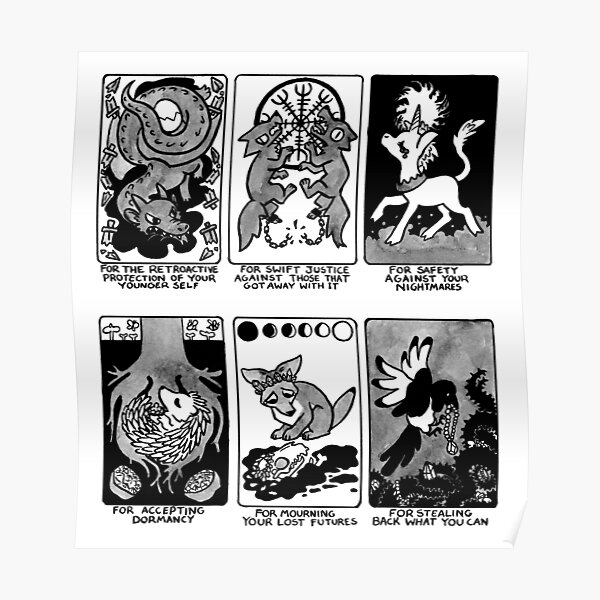 Sigils for Trauma and Recovery -- Tighter Crop Poster