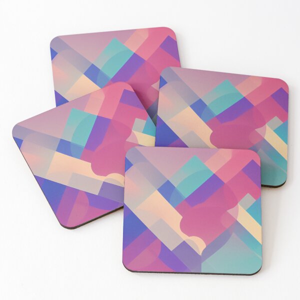 Item preview, Abstract Art with Stylish Colorful Shapes  designed and sold by Evolvity.