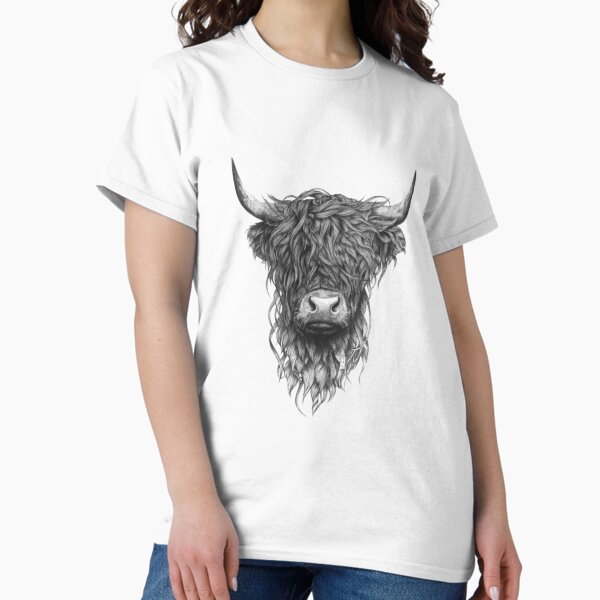 Item preview, Scottish Hairy Highland Cow ' HARLEY 2 ' by Stevenobinsun designed and sold by Stevenobinsun.