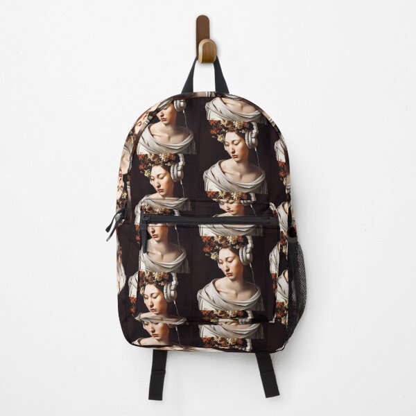 Caravaggio in Headphones by Servalan at Tale Teller Club  Backpack