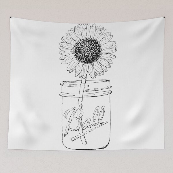 Item preview, Ball Jar Sunflower designed and sold by mtterronez.