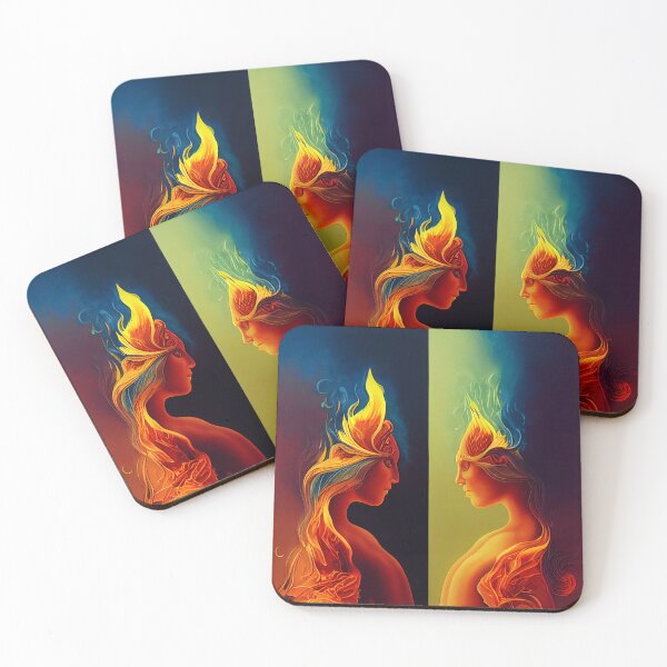 Item preview, 1 - Ethereal Twin Flames designed and sold by StarbuckLight.
