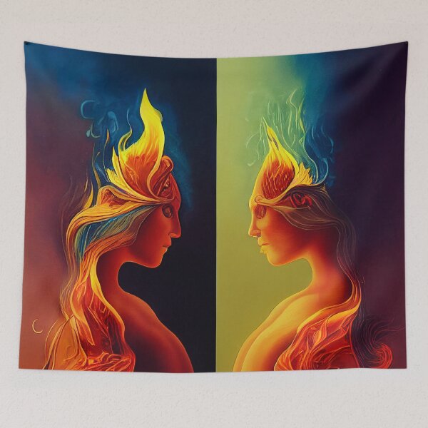 Item preview, 1 - Ethereal Twin Flames designed and sold by StarbuckLight.