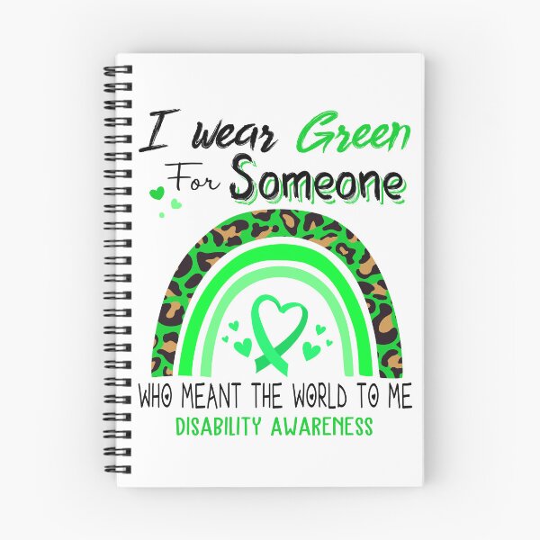 Item preview, Disability Awareness I Wear Green for Someone Who Meant The World To Me designed and sold by GennieShop.