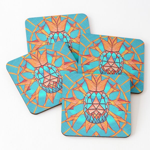 Item preview, Mosaic diamond pineapple designed and sold by artayki.