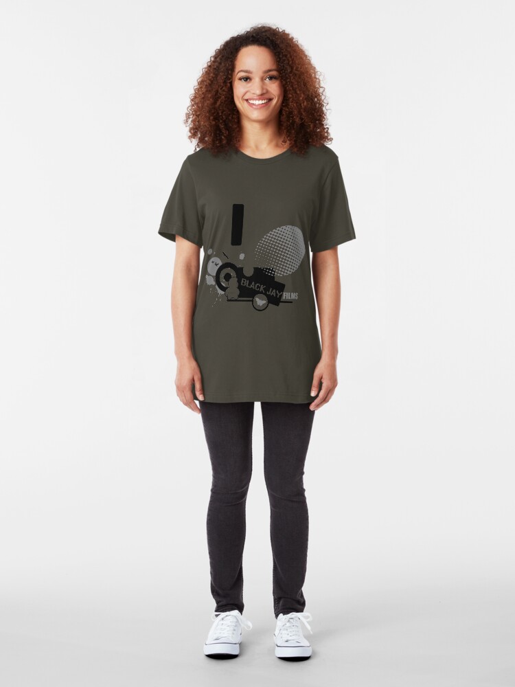 Alternate view of Black Jay Films T-shirt 001 Slim Fit T-Shirt